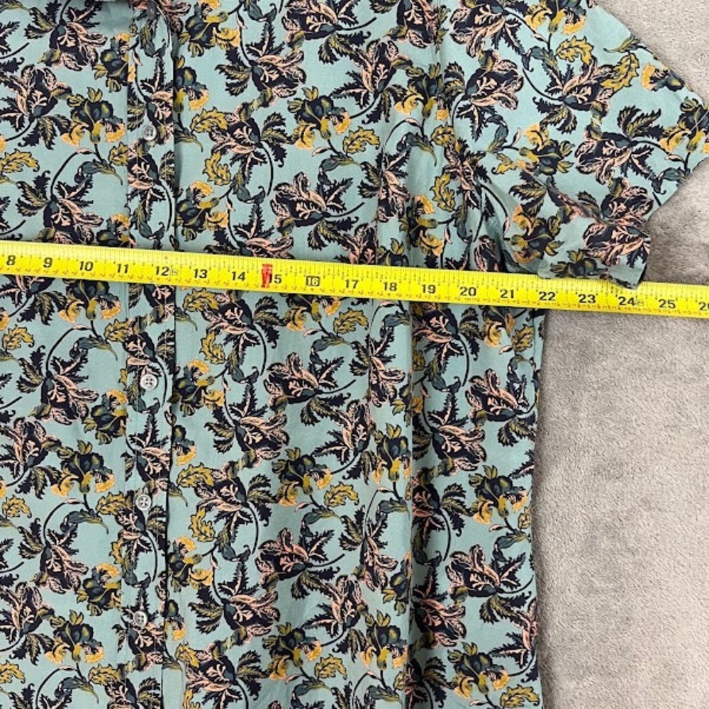Wildfang The Essential Button Up Shirt Unisex 1X Floral Casual Everyday Career - Picture 9 of 9